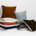 Moonbeam 20" Reversible Faux Mohair Linen Pillow Cover