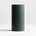 4"x8" Spruce Green Ribbed Pillar Candle