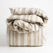 Riva Striped King Duvet Cover