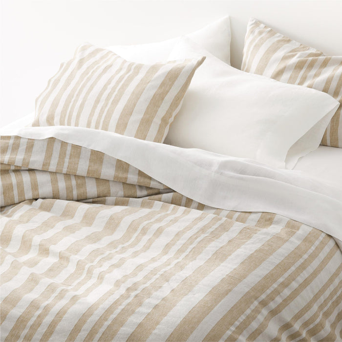 Riva Striped King Duvet Cover