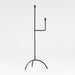Rodin Black Iron Floor Candelabra by Athena Calderone