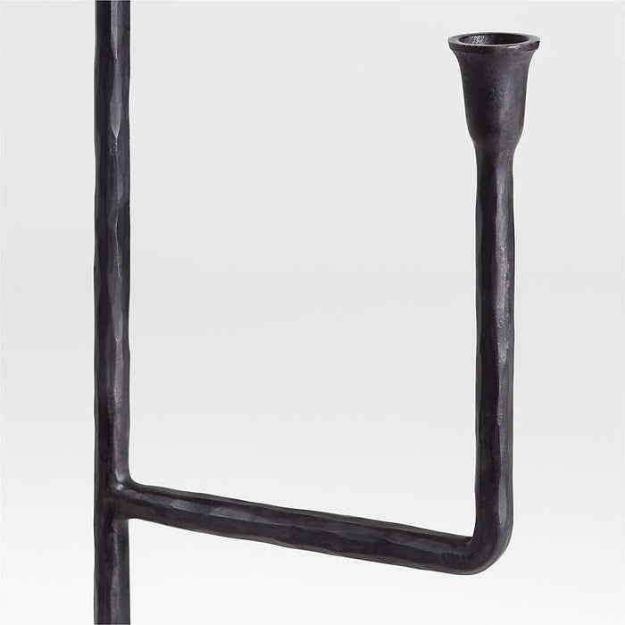Rodin Black Iron Floor Candelabra by Athena Calderone