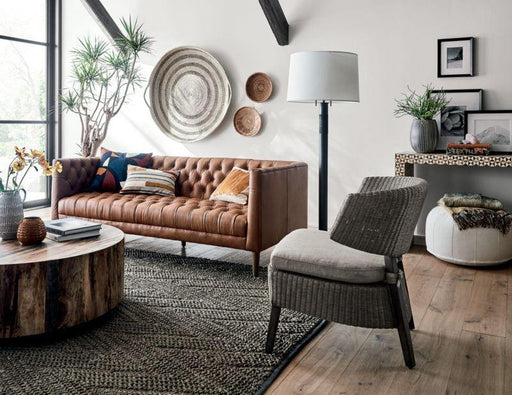 Intarsia Natural Console Table