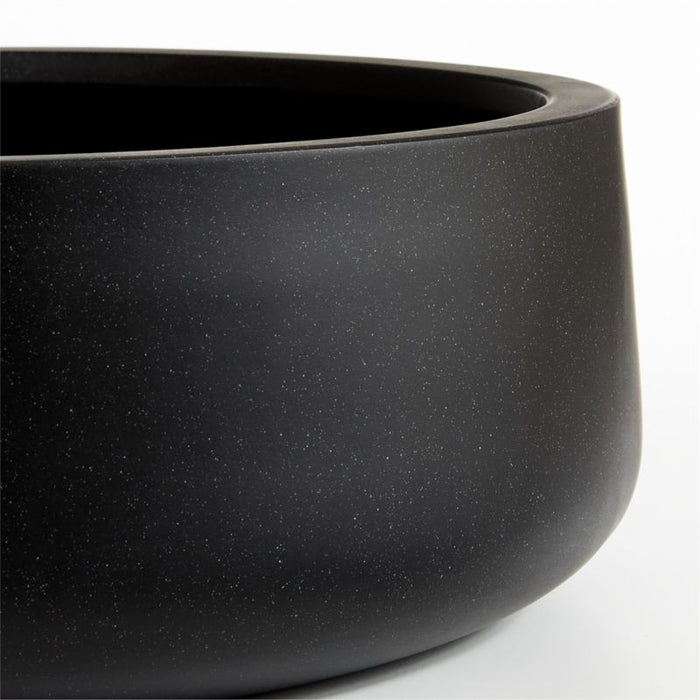 Saabira Black Indoor/Outdoor Tabletop Planter