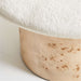 Sassolino Burl Wood Side Table by Athena Calderone