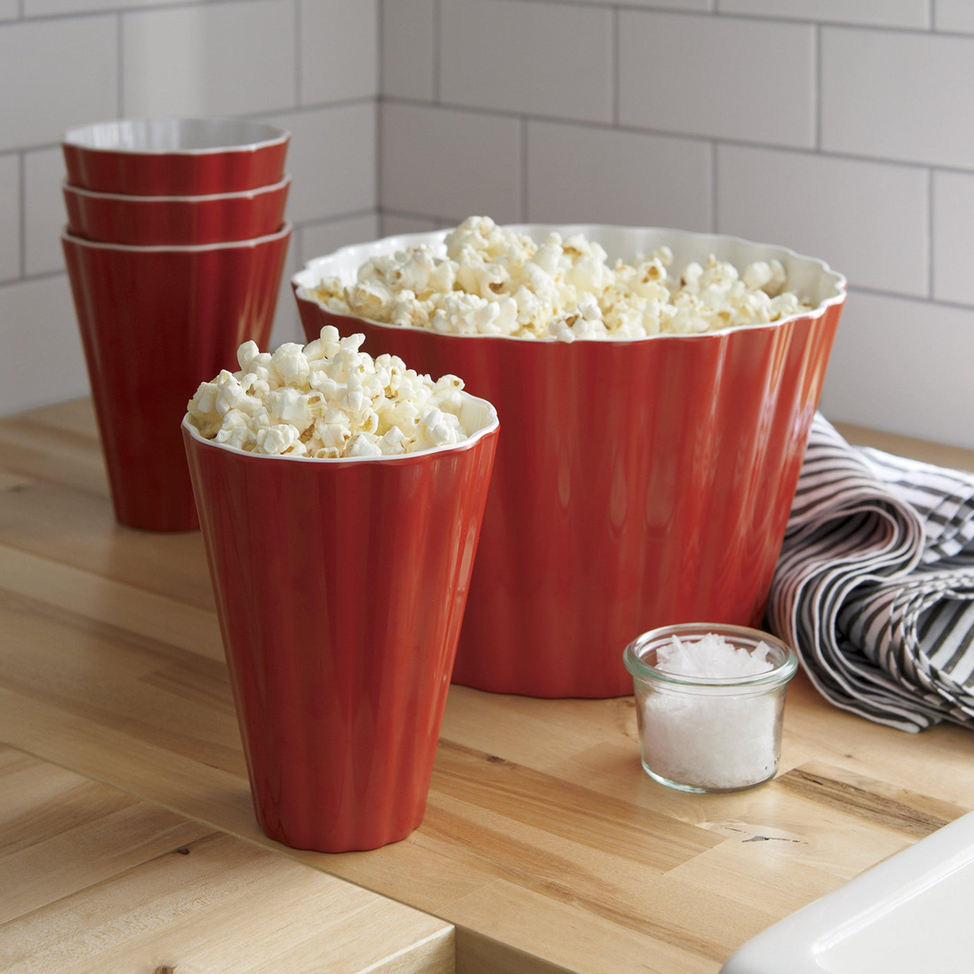 Shop The Scalloped Melamine Popcorn Cup | Crate & Barrel Philippines ...