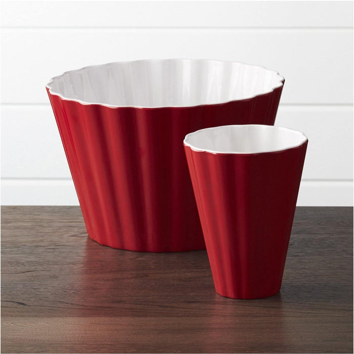 Scalloped Melamine Popcorn Cup - Crate and Barrel Philippines