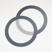 Grey 9" Round Silicone Baking Mats, Set of 2
