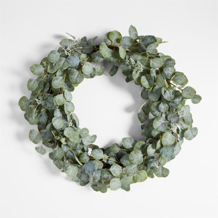 Faux Silver Dollar Eucalyptus Wreath