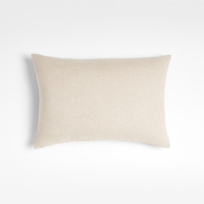 Skier 22"x15" Beige Pillow Cover