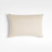 Skier 22"x15" Beige Pillow Cover