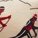 Skier 22"x15" Beige Pillow Cover