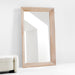 Solomon Whitewashed Wood Floor Mirror