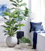 Saabira Fiberstone 15.5" Tall Indoor/Outdoor Planter