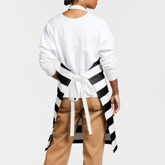 Stripe Black Organic Cotton Apron