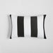 Sunbrella ® 20"x13" Black Cabana Stripe Outdoor Pillow