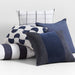 Sunbrella ® 20"x20" Navy Blue Arlo Stripe Outdoor Throw Pillow