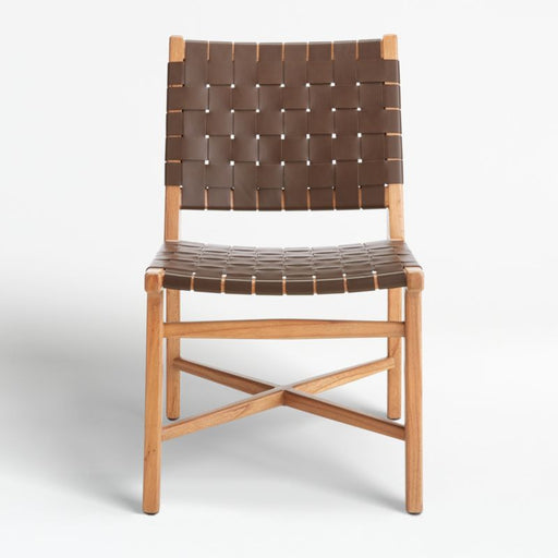 Taj Leather Strap Dining Chair - Crate and Barrel Philippines