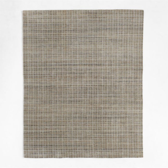 Talence Checkered Sand Beige Area Rug 6'x9'