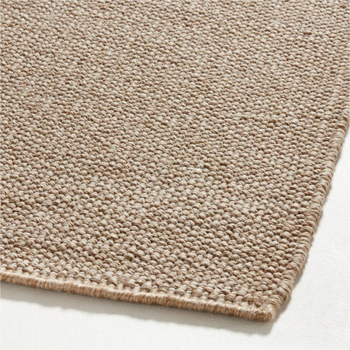 Taos Camel Brown Indoor/Outdoor Area Rug 6'x9'