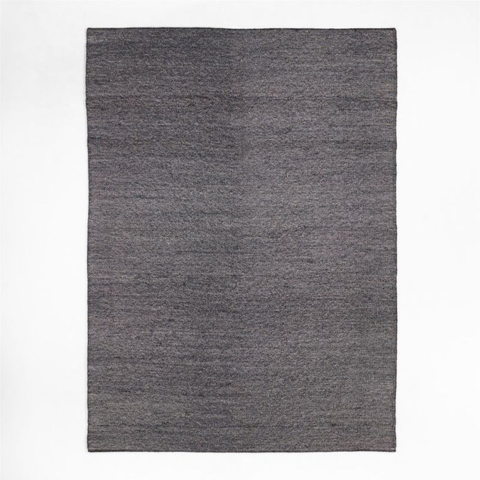 Taos Charcoal Black Indoor/Outdoor Area Rug 6'x9'