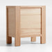Terra Natural White Oak Wood End Table File Cabinet