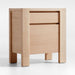 Terra Natural White Oak Wood End Table File Cabinet