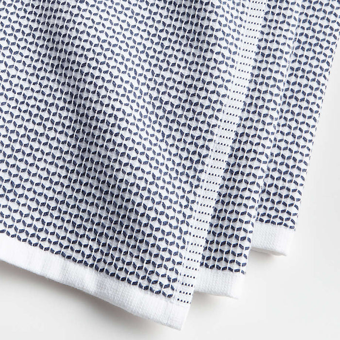 Textured Terry Indigo Dish Towels, Set of 2