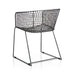 Tig Metal Barrel Dining Chair
