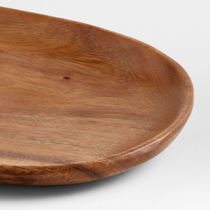 Tondo Acacia Wood Long Oblong Platter