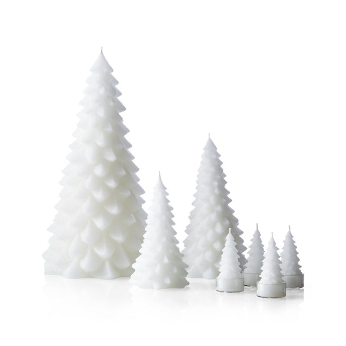 White 6" Tree Candle
