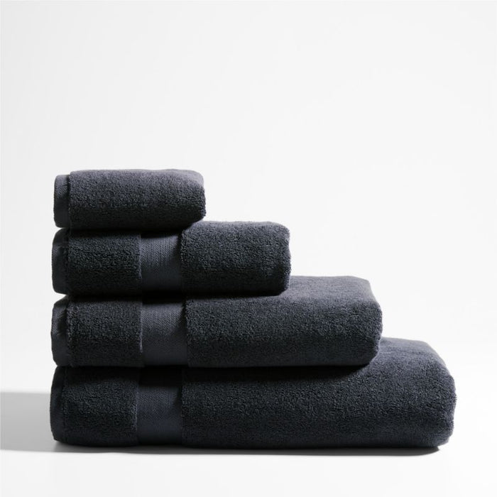 Organic Turkish Midnight Blue Cotton Bath Towel