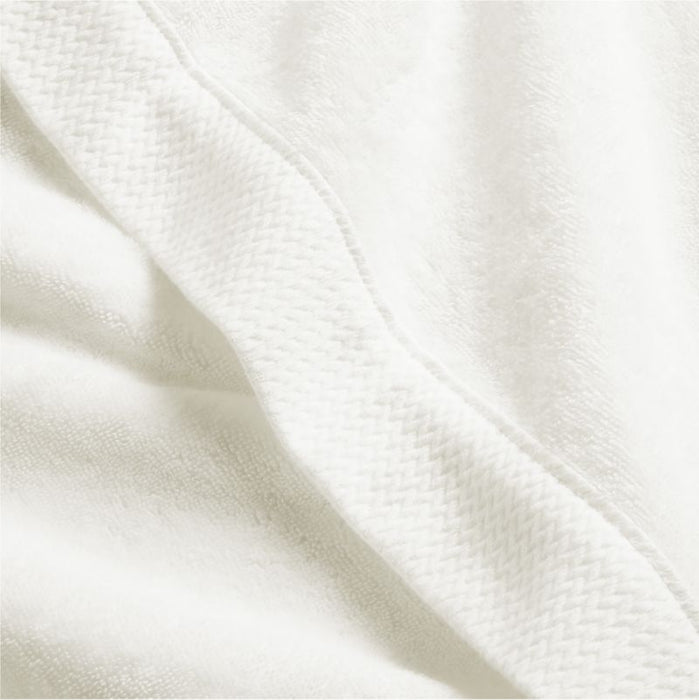 Organic Turkish Crisp White Cotton Bath Robe L/XL