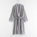 Organic Turkish Grey Cotton Bath Robe L/XL