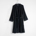 Organic Turkish Midnight Blue Cotton Bath Robe L/XL