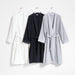 Organic Turkish Grey Cotton Bath Robe L/XL