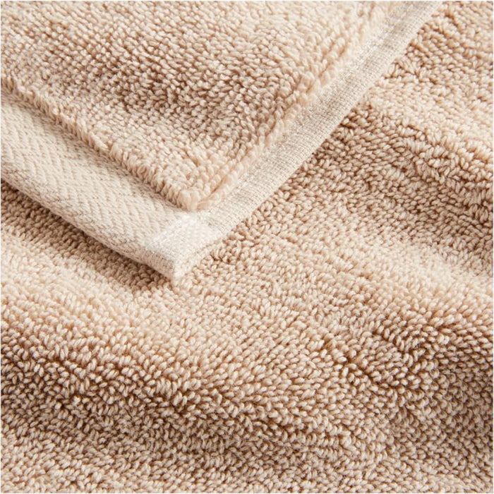 Organic Turkish Cotton Taupe Bath Sheet