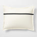 Favorite Organic Cotton Percale Tuxedo Stripe Ink Black King Bed Pillow Sham