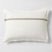 Favorite Organic Cotton Percale Tuxedo Stripe Sand Beige Standard Bed Pillow Sham