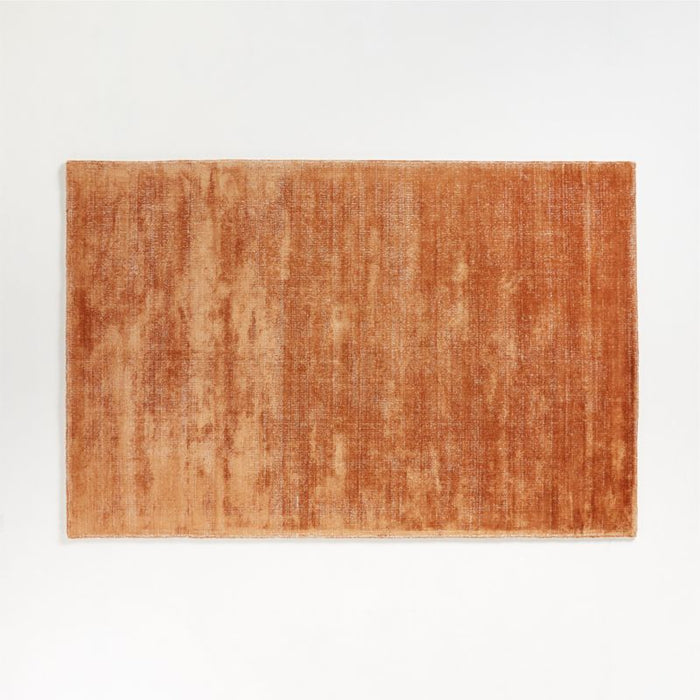 Vaughn Modern Copper Rug 6'x9' - Crate and Barrel Philippines