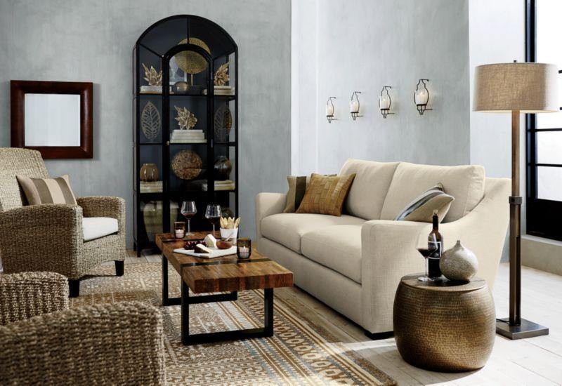 Ventana Glass Display Cabinet - Crate and Barrel Philippines