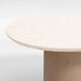 Vernet Oval Travertine Coffee Table