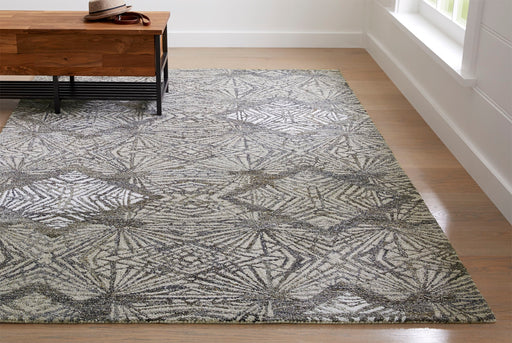 Virna Modern Botanical Rug 6x9