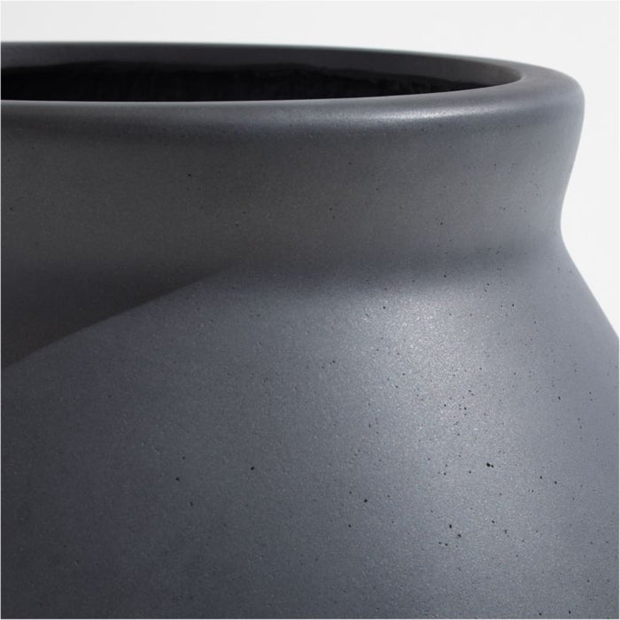 Wabi Small Slate Fiberstone Planter by Leanne Ford