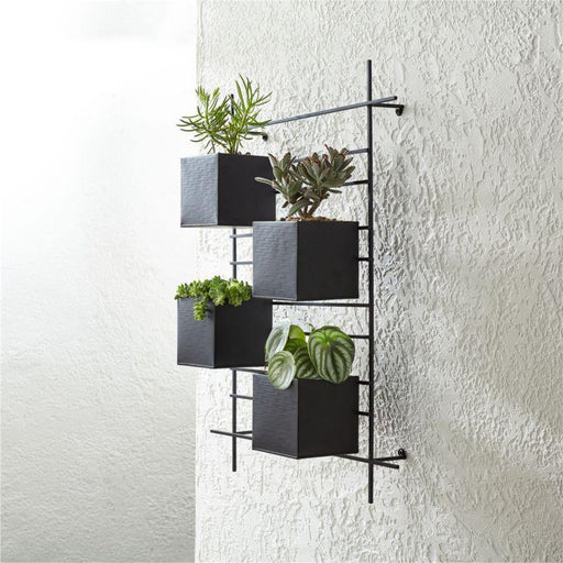 4 Box Wall Mounted Indoor/Outdoor Planter - Crate and Barrel Philippines