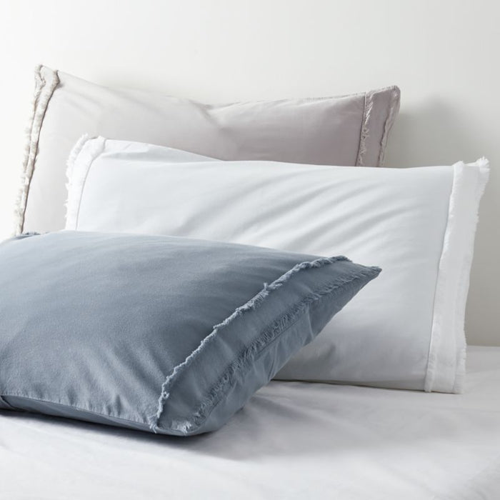 Washed Organic Cotton Fern Standard Pillow Sham - Crate and Barrel Philippines