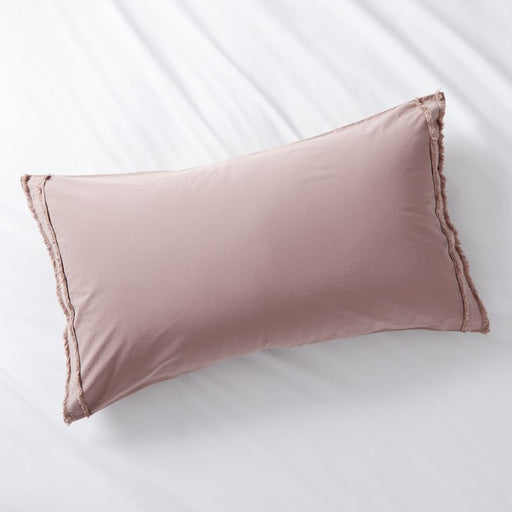 Organic Cotton Dusty Lilac King Pillow Sham - Crate and Barrel Philippines