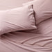 Washed Organic Cotton Dusty Lilac Queen Sheet Set