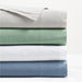 Organic Cotton Lily Pad Green Queen Sheet Set