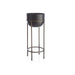 Wesley Medium Metal Planter With Stand - Crate and Barrel Philippines